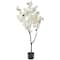 4ft. Potted White Cherry Blossom Artificial Tree